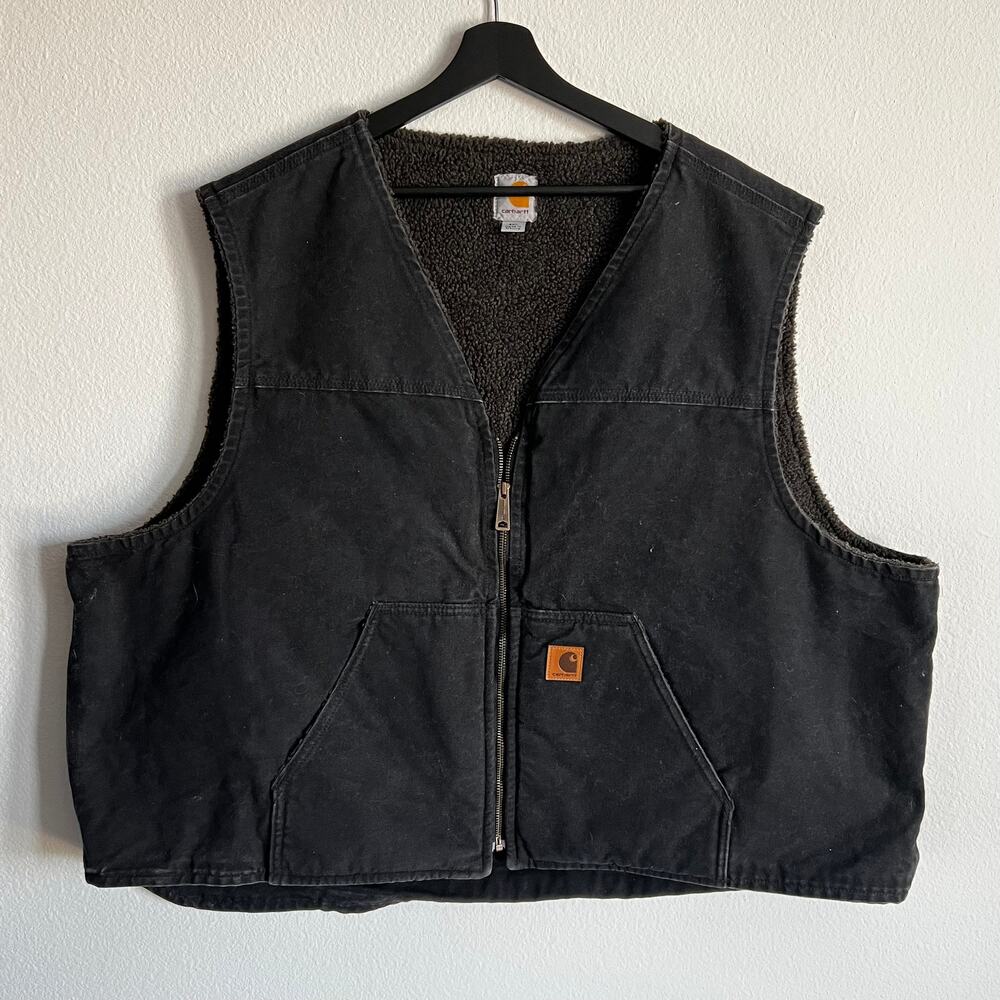 Carhartt V26 BLK black work wear vest